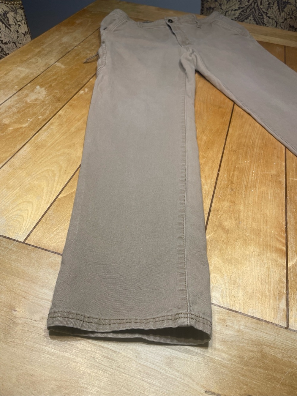 Legendary Outfitters Canvas Cargo Pants 36x34 Beige Stretch Utility Workwear